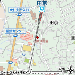 静岡県伊豆の国市田京269-4周辺の地図