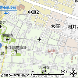 滋賀県蒲生郡日野町大窪104周辺の地図