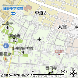 滋賀県蒲生郡日野町大窪111周辺の地図