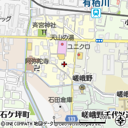 京都府京都市右京区嵯峨野宮ノ元町56周辺の地図