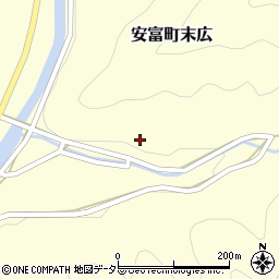 兵庫県姫路市安富町末広493-1周辺の地図