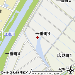 愛知県刈谷市一番町周辺の地図