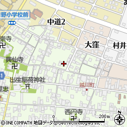 滋賀県蒲生郡日野町大窪106周辺の地図