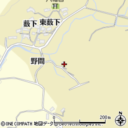 愛知県岡崎市丹坂町野間周辺の地図