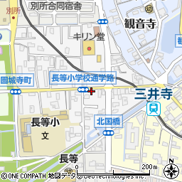滋賀県大津市大門通3-17周辺の地図