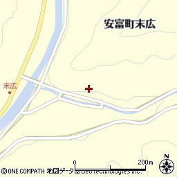 兵庫県姫路市安富町末広503周辺の地図