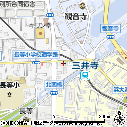 滋賀県大津市大門通2-12周辺の地図