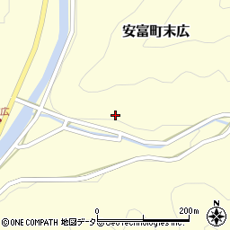 兵庫県姫路市安富町末広501周辺の地図
