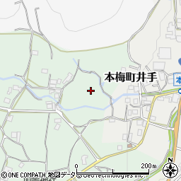 京都府亀岡市本梅町西加舎内方周辺の地図