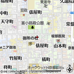 京都府京都市中京区晴明町662周辺の地図