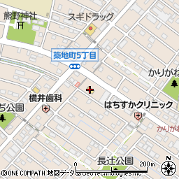 ファミリーマート刈谷市かりがね店周辺の地図
