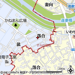 愛知県刈谷市一ツ木町（落合）周辺の地図