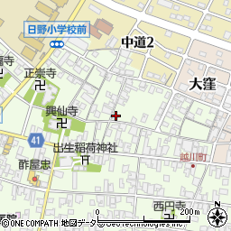 滋賀県蒲生郡日野町大窪125周辺の地図