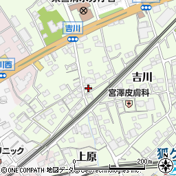 静岡県静岡市清水区吉川252-1周辺の地図