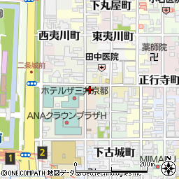 株式会社信用交換所京都本社周辺の地図