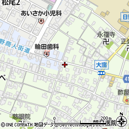 滋賀県蒲生郡日野町大窪542周辺の地図