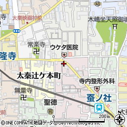 読売新聞太秦ＹＣ周辺の地図