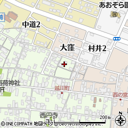 滋賀県蒲生郡日野町大窪80周辺の地図