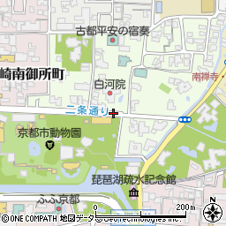 岡崎法勝寺町周辺の地図