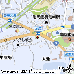 くら寿司亀岡店周辺の地図