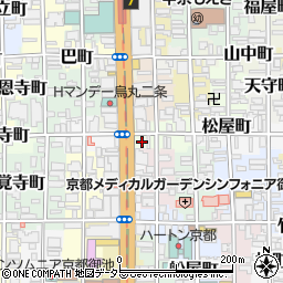 京都府京都市中京区仁王門町8周辺の地図