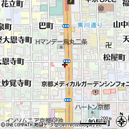 京都府京都市中京区秋野々町510周辺の地図