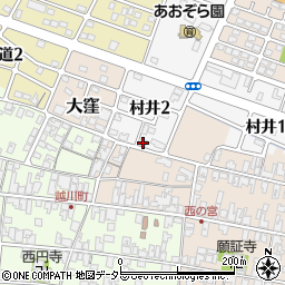 滋賀県蒲生郡日野町村井2丁目40周辺の地図