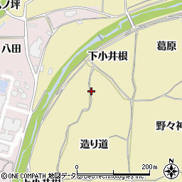 京都府亀岡市篠町柏原（下小井根）周辺の地図