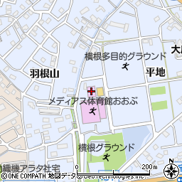 大府市民体育館周辺の地図