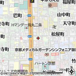 京都府京都市中京区仁王門町14周辺の地図