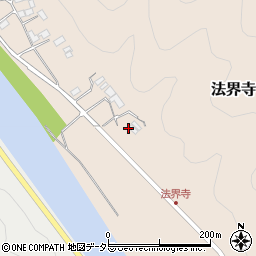 岡山県真庭市法界寺517周辺の地図