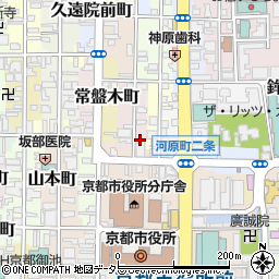 京都府京都市中京区橘柳町167周辺の地図