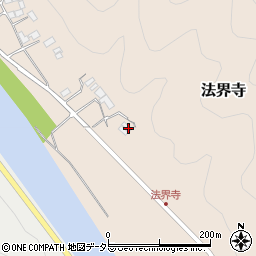 岡山県真庭市法界寺515-1周辺の地図