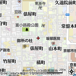 京都府京都市中京区晴明町669周辺の地図