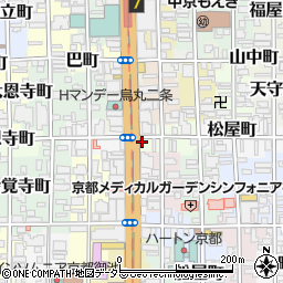 京都府京都市中京区仁王門町4周辺の地図