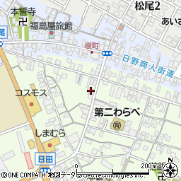 滋賀県蒲生郡日野町大窪917周辺の地図