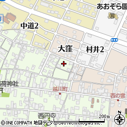 滋賀県蒲生郡日野町大窪77周辺の地図