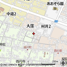 滋賀県蒲生郡日野町大窪74周辺の地図