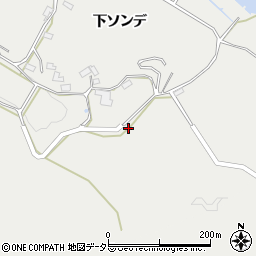 愛知県岡崎市外山町（ヂンデ）周辺の地図