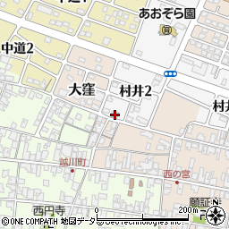 滋賀県蒲生郡日野町村井2丁目31周辺の地図