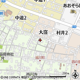 滋賀県蒲生郡日野町大窪78周辺の地図