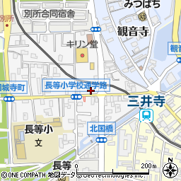 滋賀県大津市大門通14-5周辺の地図