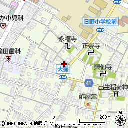 滋賀県蒲生郡日野町大窪531周辺の地図