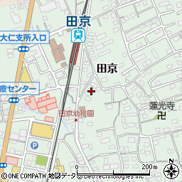静岡県伊豆の国市田京120-11周辺の地図
