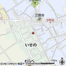 滋賀県蒲生郡日野町いせの周辺の地図