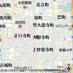 京都府京都市中京区大恩寺町236周辺の地図