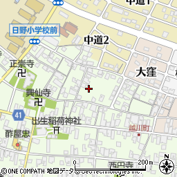 滋賀県蒲生郡日野町大窪141周辺の地図