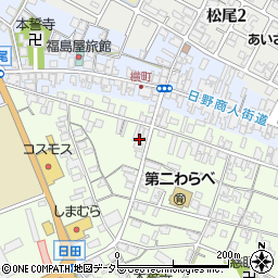 滋賀県蒲生郡日野町大窪856周辺の地図