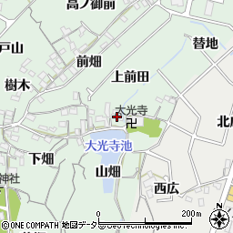 愛知県東海市大田町上前田54周辺の地図