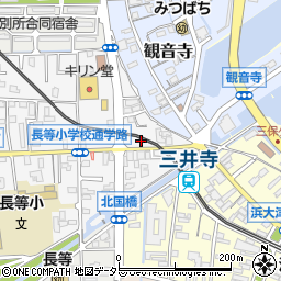 滋賀県大津市大門通15周辺の地図